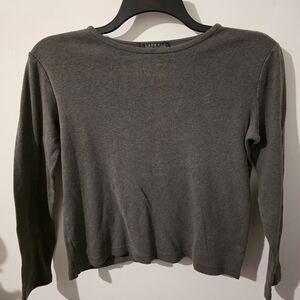 Ralph Lauren Gray Long Sleeve Tee